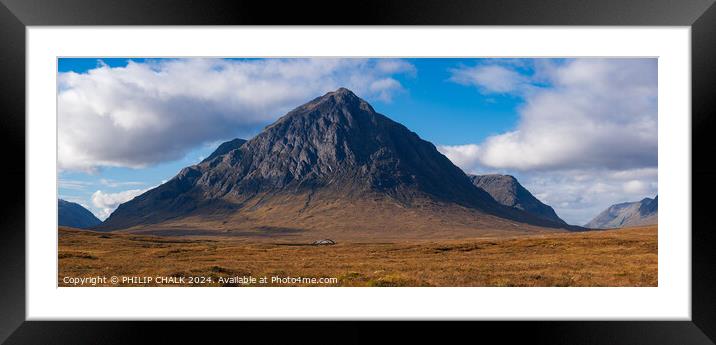Scottish mountain 1032 Framed Mounted Print by PHILIP CHALK