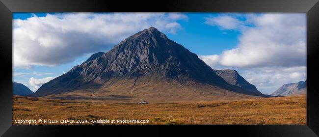 Scottish mountain 1032 Framed Print by PHILIP CHALK