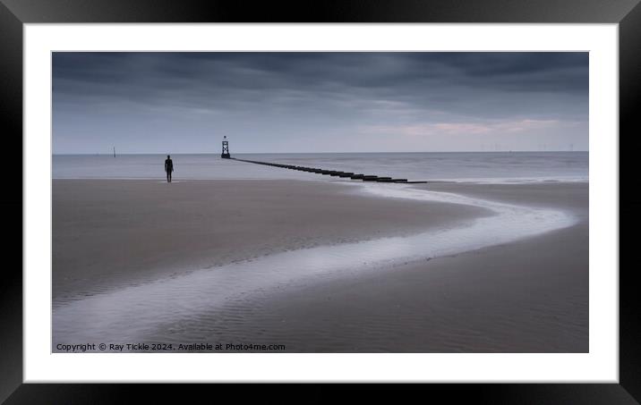 Beach art  Framed Mounted Print by Ray Tickle