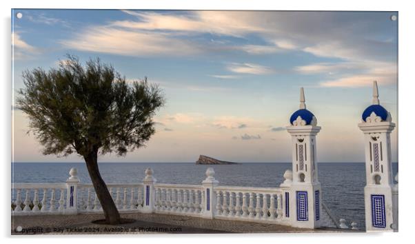 Balcone del mediterraneo Acrylic by Ray Tickle
