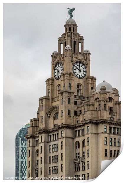 Royal Liver Building Print by Man And Life