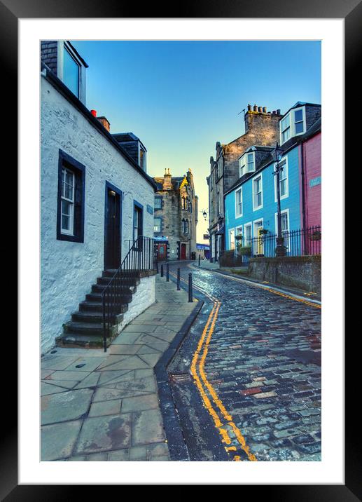 South Queensferry Edinburgh  Framed Mounted Print by Alison Chambers