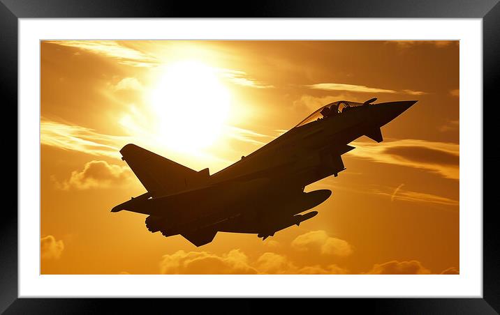 RAF Eurofighter Typhoon FGR4 Framed Mounted Print by Airborne Images