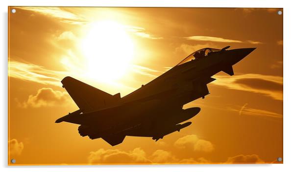RAF Eurofighter Typhoon FGR4 Acrylic by Airborne Images