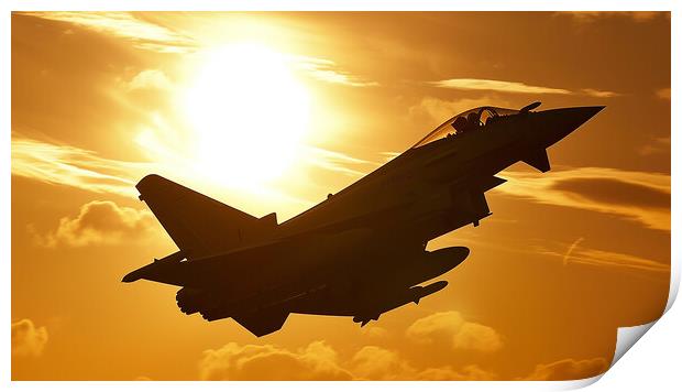 RAF Eurofighter Typhoon FGR4 Print by Airborne Images