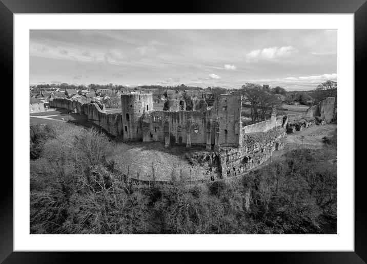 Barnard Castle Framed Mounted Print by Apollo Aerial Photography