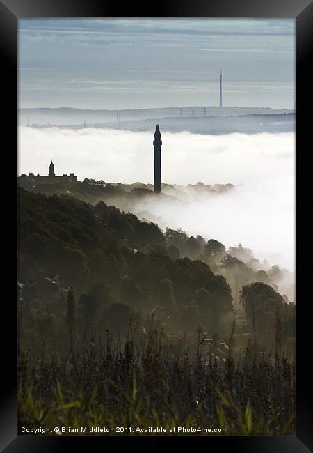 Wainhouse Tower, Halifax Framed Print by Brian Middleton
