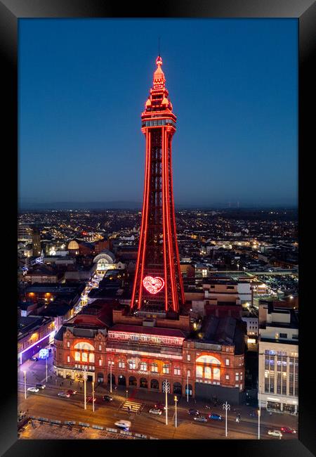 Love Blackpool Framed Print by Apollo Aerial Photography