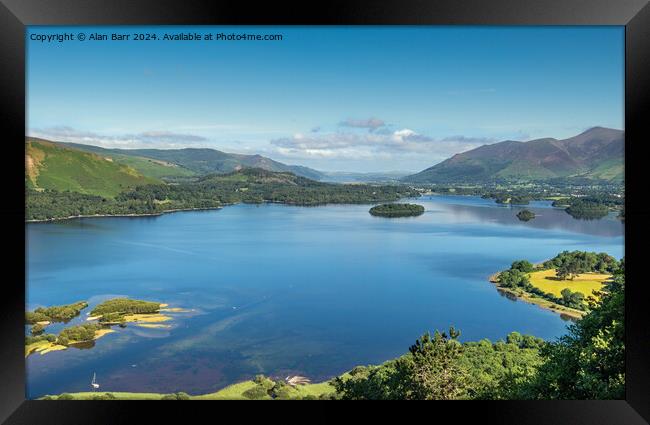 Surprise View at Derwent Water Framed Print by Alan Barr