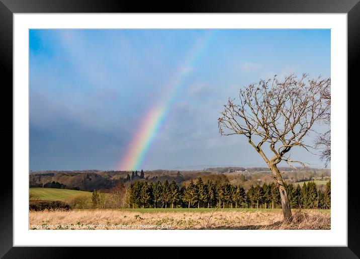 Westwick Rainbow  Framed Mounted Print by Richard Laidler