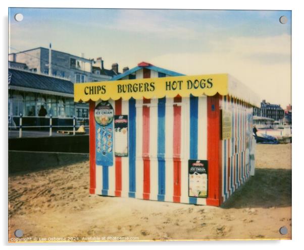 Chips, Burgers and Hot Dogs - Weymouth Acrylic by Lee Osborne