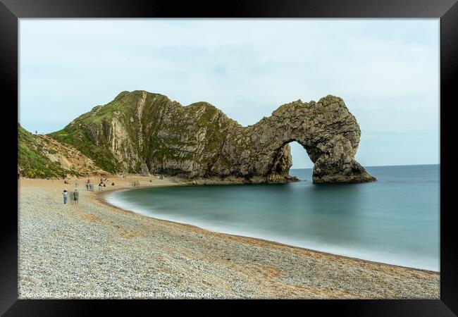 Durdle Door Framed Print by Man And Life