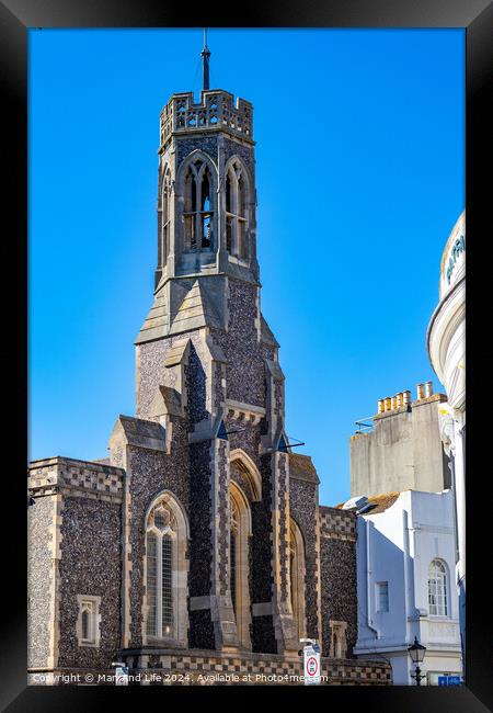 Building church Framed Print by Man And Life