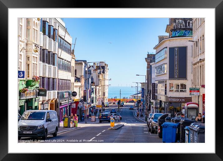Outdoor street Framed Mounted Print by Man And Life