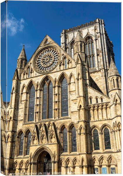 York Minster Canvas Print by Man And Life