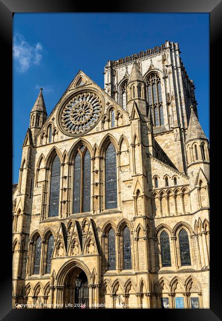 York Minster Framed Print by Man And Life