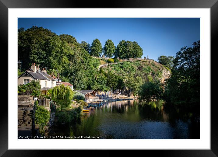 Outdoor waterside Framed Mounted Print by Man And Life