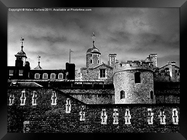 TOWER OF LONDON Framed Print by Helen Cullens