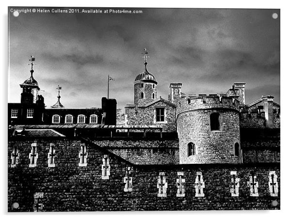 TOWER OF LONDON Acrylic by Helen Cullens