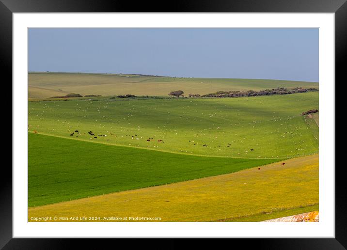 Outdoor field Framed Mounted Print by Man And Life