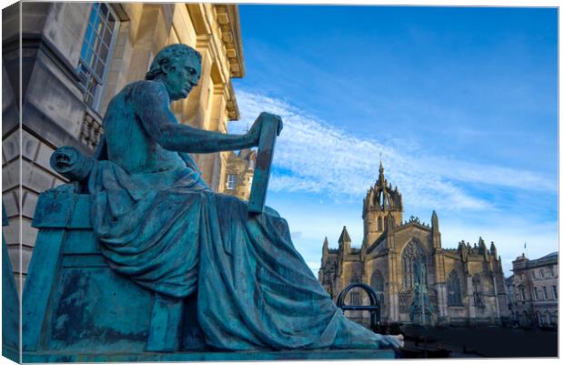  St Giles Cathedral Edinburgh  Canvas Print by Alison Chambers