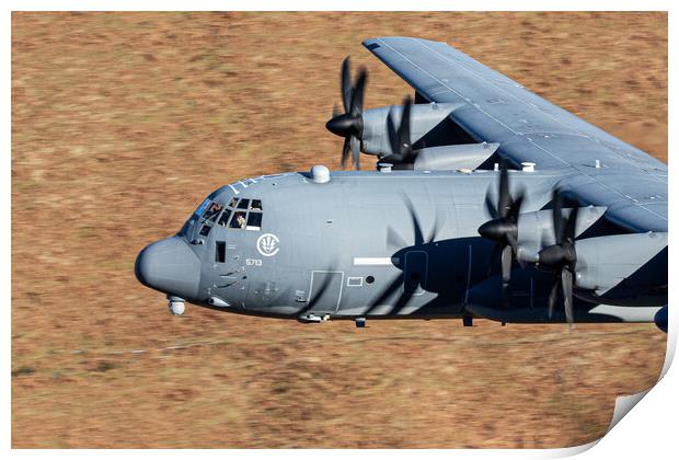 MC130 Commando II Print by J Biggadike