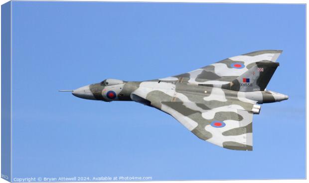 Vulcan bomber Canvas Print by Bryan Attewell