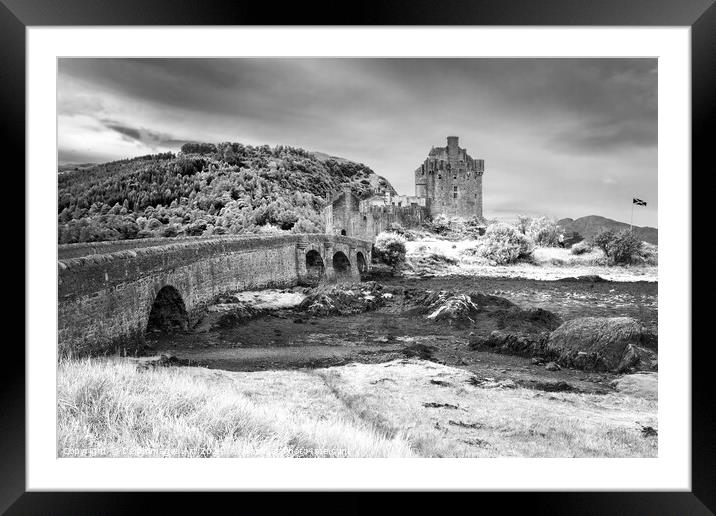 Eilean Donan castle, Highlands, Scotland Framed Mounted Print by Delphimages Art