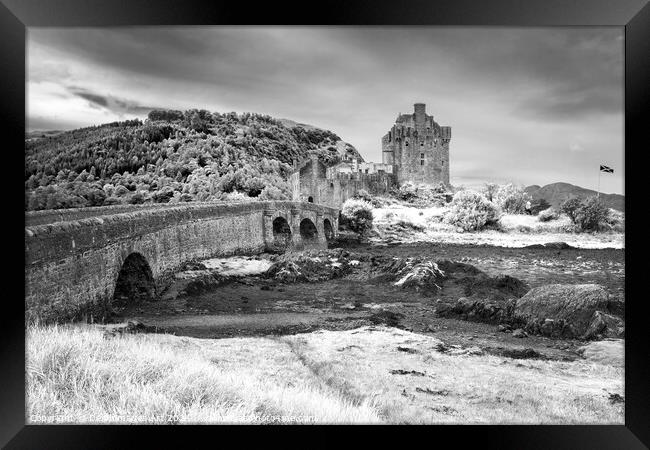 Eilean Donan castle, Highlands, Scotland Framed Print by Delphimages Art