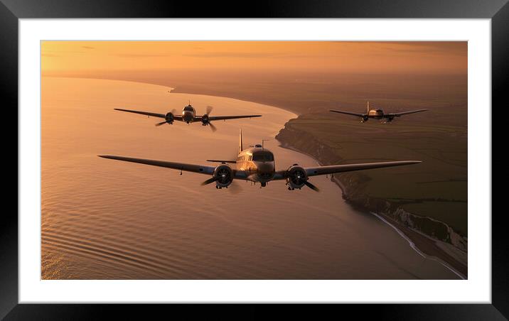 Homeward Bound Framed Mounted Print by Airborne Images