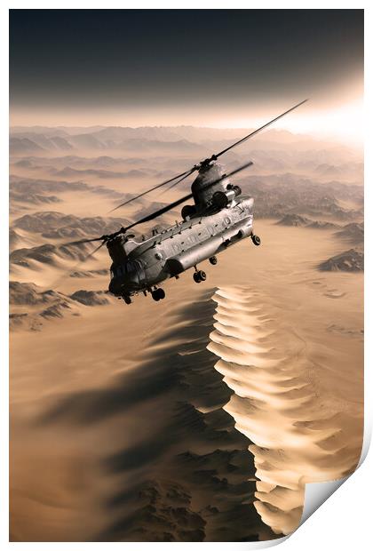 Desert Warrior Print by J Biggadike