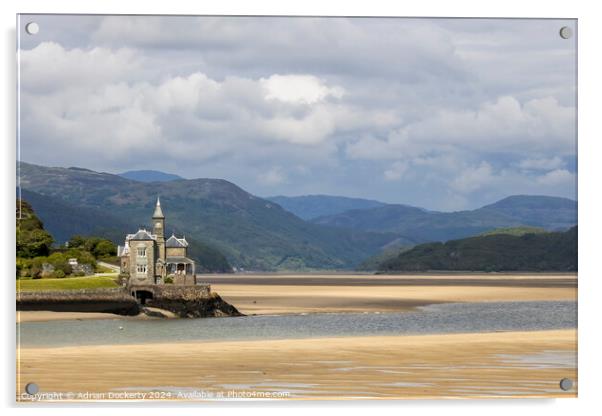 Mawddach Estuary Acrylic by Adrian Dockerty