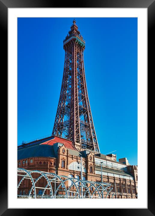 Blackpool Tower Framed Mounted Print by Man And Life