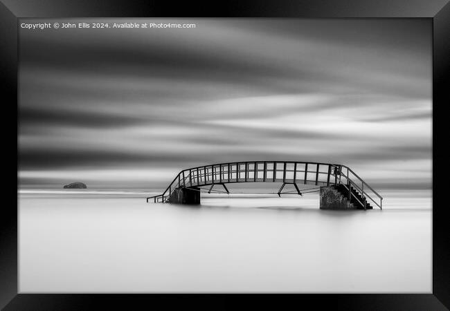Bridge to Nowhere Framed Print by John Ellis