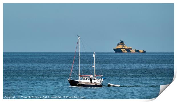 Working Boats Print by Tom McPherson