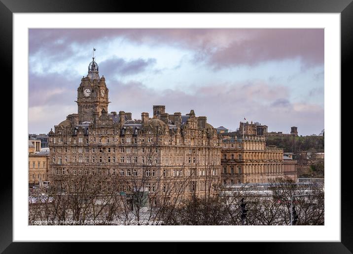 Balmoral Hotel Framed Mounted Print by Man And Life