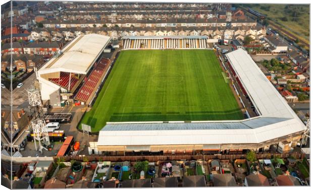 Grimsby Town Football Club Canvas Print by Steve Smith