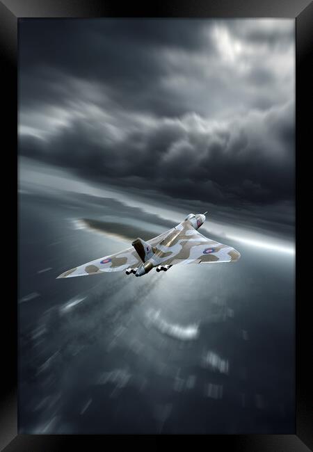 Vulcan Stormfront Framed Print by J Biggadike