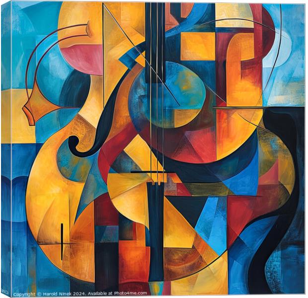String Symphony Canvas Print by Harold Ninek