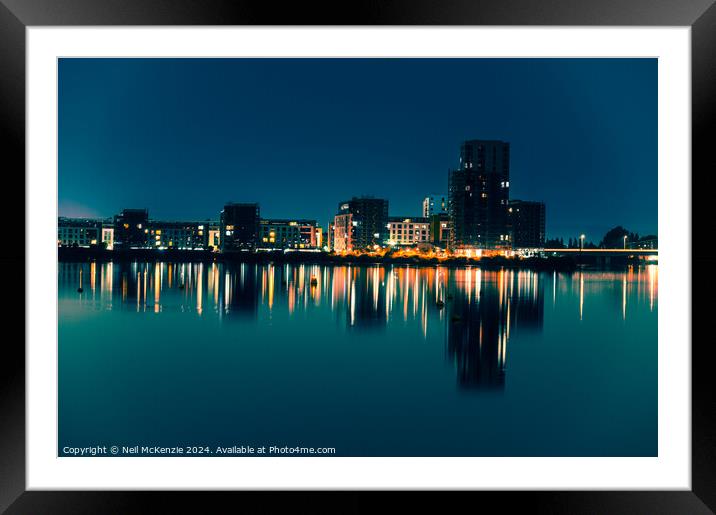 Bay by Night  Framed Mounted Print by Neil McKenzie