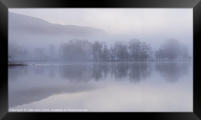 Mist on Loch Ard Framed Print by Colin Kerr