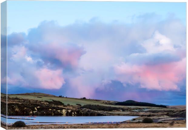 Morning clouds over Bodmin Moor Canvas Print by Beryl Curran