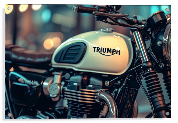 Triumph Motorcycles Acrylic by T2 