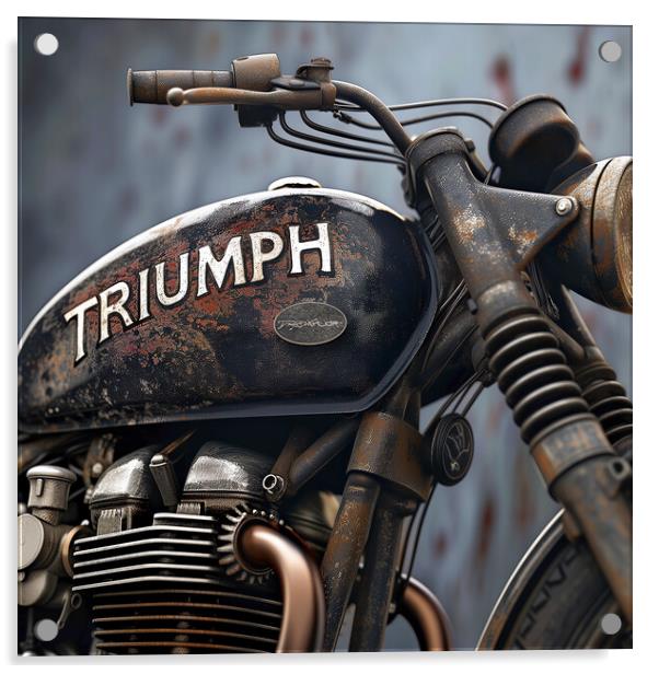 Triumph Motorcycles Acrylic by T2 