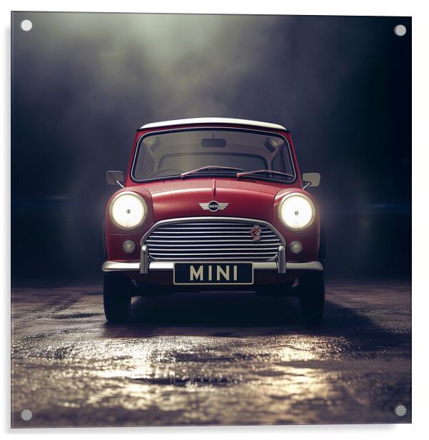 Iconic 1960s Mini Acrylic by T2 