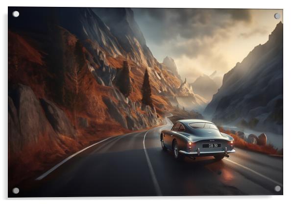 Aston Martin DB5 Acrylic by Picture Wizard