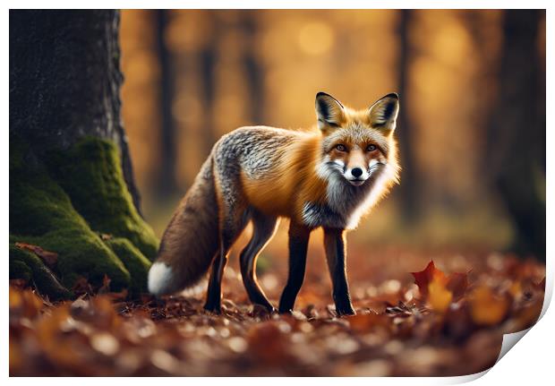Foxy Print by Picture Wizard