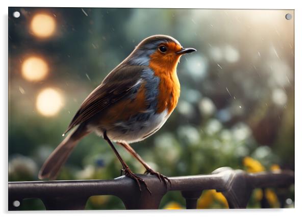 Robin Acrylic by Picture Wizard