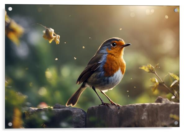 Robin Acrylic by Picture Wizard