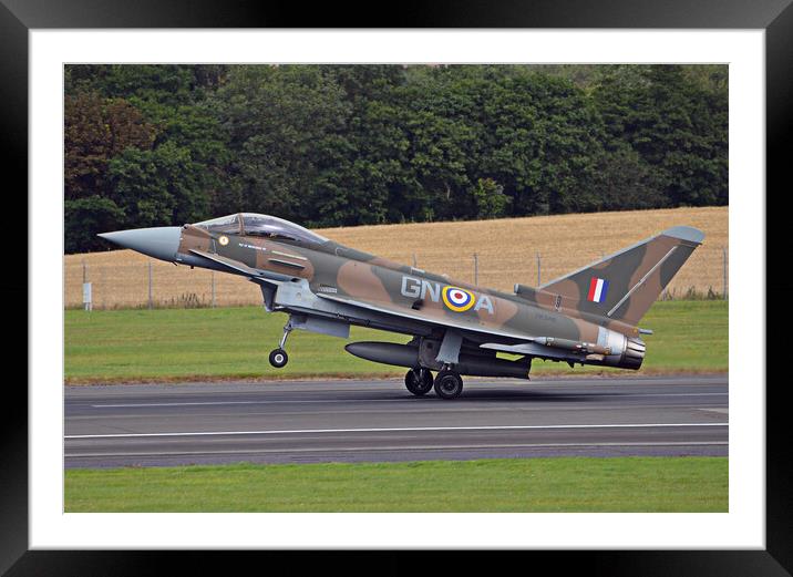 RAF Eurofighter Typhoon Framed Mounted Print by Allan Durward Photography